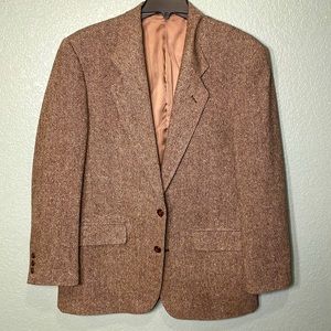 100% Wool Sports Coat, brown,